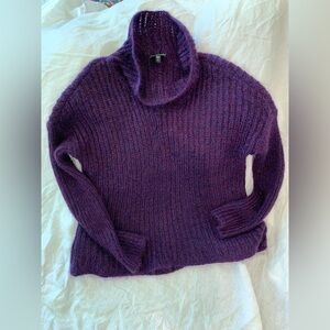 Eileen Fisher mohair blend turtleneck sweater